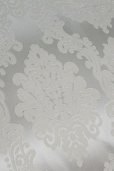 bursa çeyiz Soil Jacquard Chenille Bedspread Cream