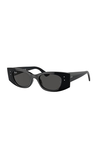 Ray-Ban Ray‑Ban RB4427 667787 – Ochelari de Soare Unisex „Kat”, Negru / Gri Închis, 49 mm