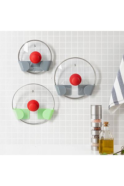 InnovaGoods Set of 3 Smarack Pan Lid Adhesive Holders