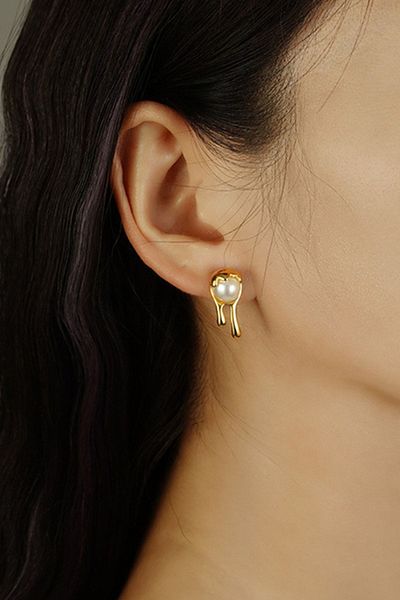 Glaren Design Gold Color Women's Earrings