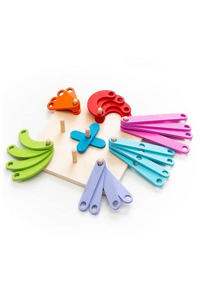 GoGame Letters and Numbers Set, Koogame InnovaGoods, 27 Pieces, Wood