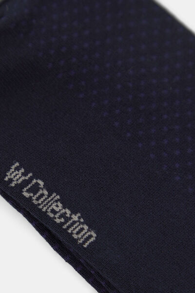 W Collection Dark Blue Bamboo Socks