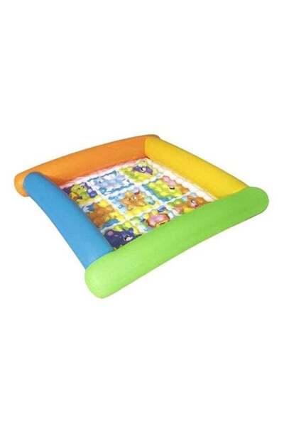 BESTWAY Inflatable Play Mat for Children 132x132x23 cm