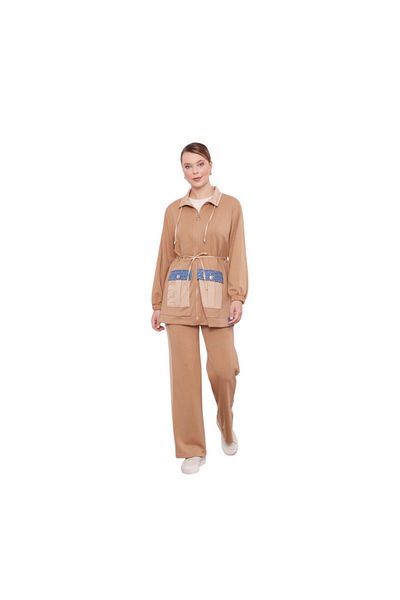 Levidor Pocket Embroidery Detailed Jacket Suit