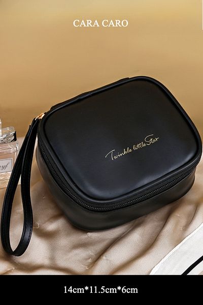 CARA CARO Small Toiletry Bag - Portable Toiletry Bag - Sanitary Pad Storage Bag