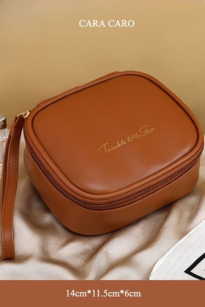 CARA CARO Small Toiletry Bag - Portable Toiletry Bag - Sanitary Pad Storage Bag