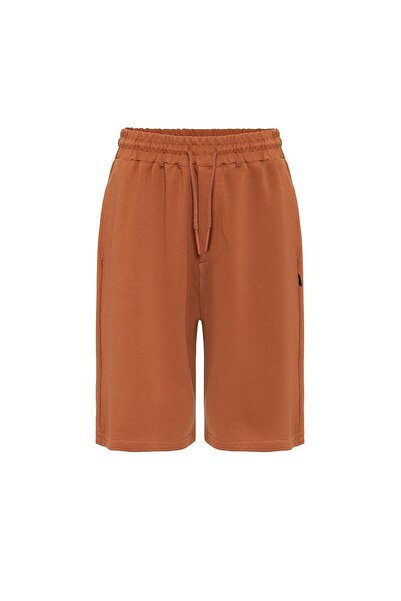 VAMOSCLO Basic oversized Σετ σορτς Camel