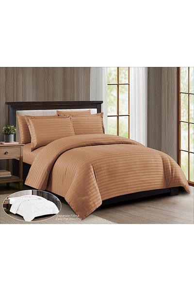 aram Double hotel bedspread with movable filling made of the finest microfiber to give you a sleep among the clouds, size 240*260 cm