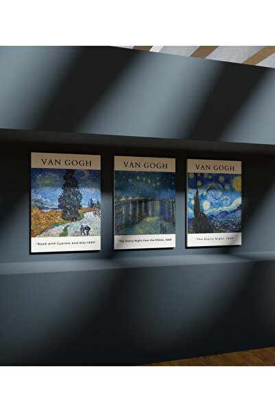 wudie Rama pentru pictură murală Van Gogh, aspect plăcut, calitate premium, s...