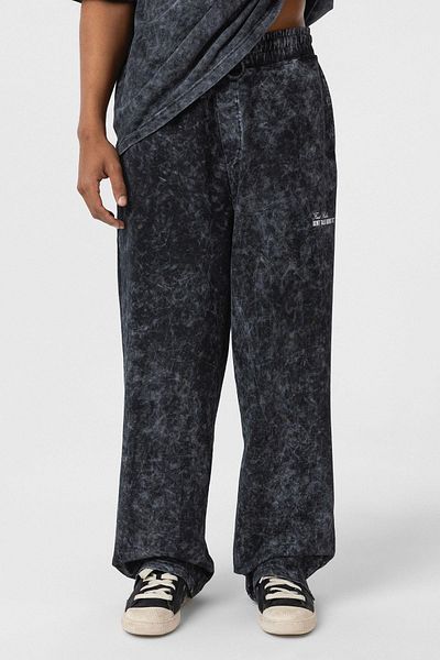 VAMOSCLO Washable Oversize Back Printed Tracksuit Set Black