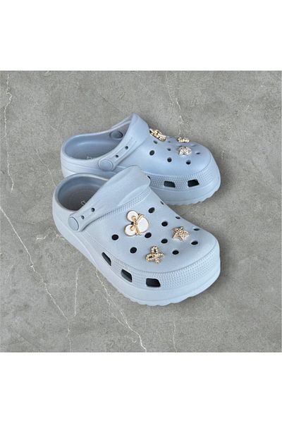 AkınalBella Girl's High Stone Soft Sole Orthopedic Indoor Slippers Sandals