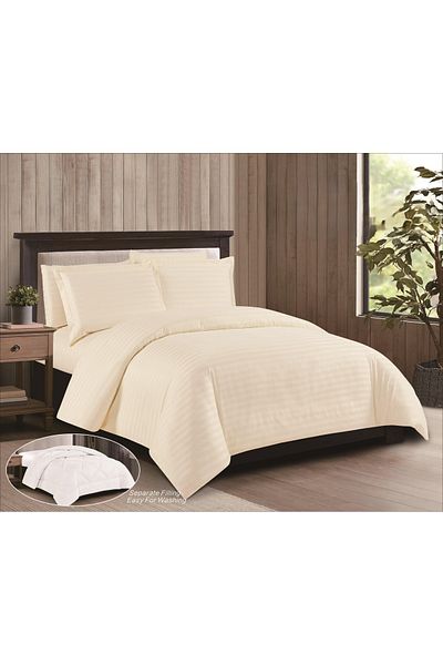 aram Double hotel bedspread with movable filling made of the finest microfiber to give you a sleep among the clouds, size 240*260 cm