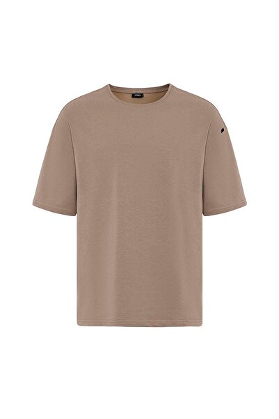 VAMOSCLO Basic Oversize Shorts Set Mink