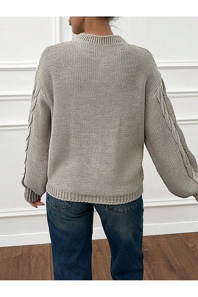 hidafashion Hair braided knit cardigan