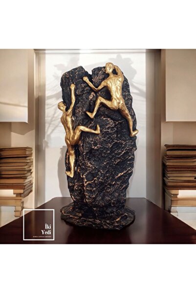 77 Santhi 77-1 Dağa Tırmanan Adamlar Anlamlı Dekor İnsan Figürleri Objeler Ev...