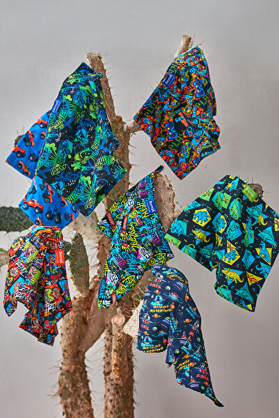 Berrak 1553 Dijital Erkek Çocuk Boxer