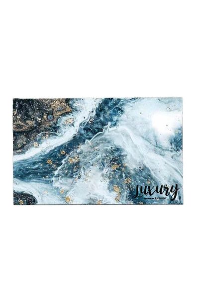NewEvo Covoraș de baie modern, ultra absorbant, antiderapant și cu uscare rapidă, model marmorat, ecologic, 50x80 cm