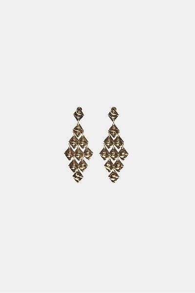 Stradivarius Diamond-shaped earrings
