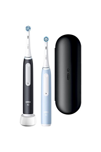 Oral-B Set de 2 periuțe de dinți electrice iO3 cu tehnologie magnetică și micro-vibrații
