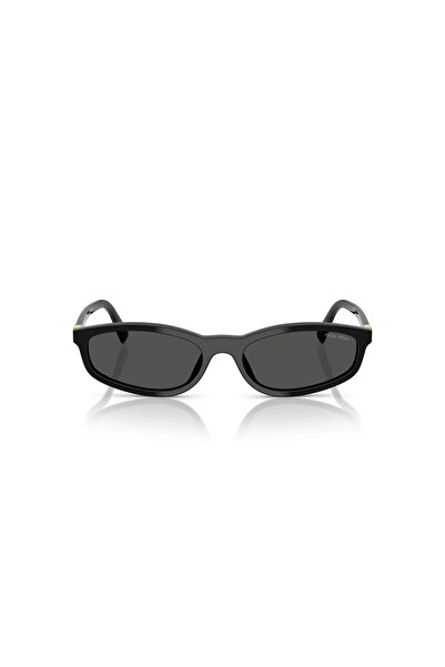 Miu Miu A06S 16K08Z 54 Women's Oval Black Bone