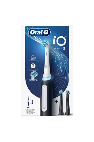 Oral-B Periuță de dinți electrică iO3 cu tehnologie magnetică și micro-vibraț...