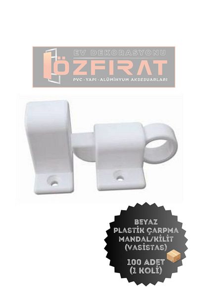 ÖZFIRAT PVC YAPI Pimapen Pvc Window Door Fly Screen Closure Swing Lock White Plastic Practical Holder Apparatus 100 Pieces
