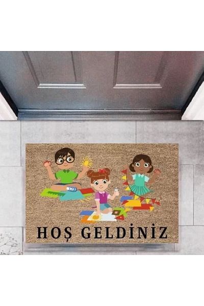 blueb Mop pentru ușă, imprimare digitală decorativă pentru copii-2719
