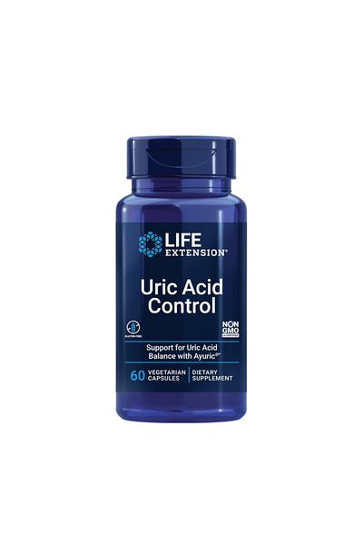 Life Extension Uric Acid Control 60 Vegetarian Capsules