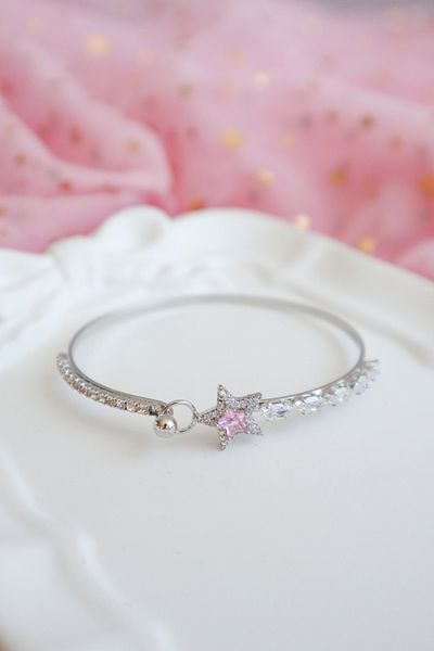 EFBUTİK Silver Star Handcuff Bracelet
