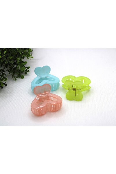 Tezcan Aksesuar Кольорові сердечка-затискачі для одягу (упаковка з 3 штук)