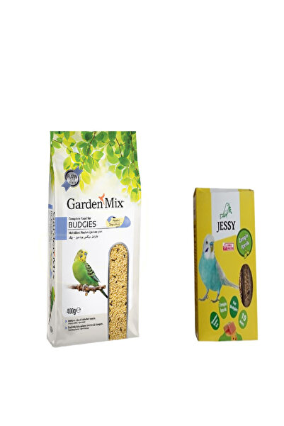 Garden Gardenmix Soyulmuş Muhabbet Kuşu Yemi 400 Gr + Jessy Muhabbet Kuş İçin...