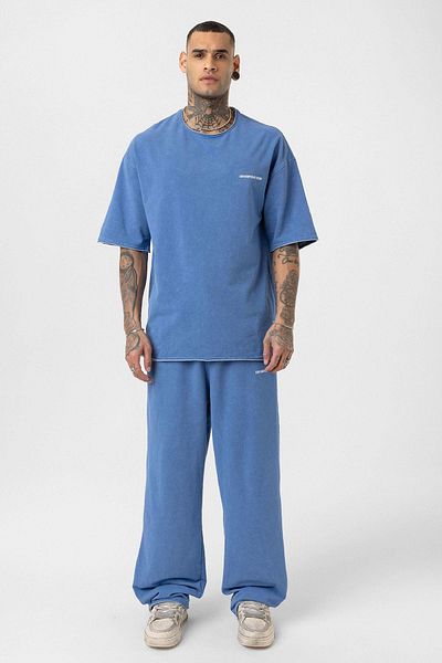 VAMOSCLO Washable Oversize Tracksuit Set Indigo