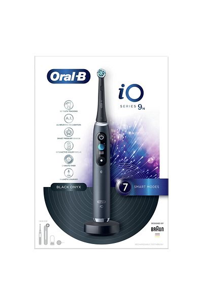 Oral-B Periuță de dinți electrică Io9 cu tehnologie magnetică și micro-vibrații, inteligență artificială