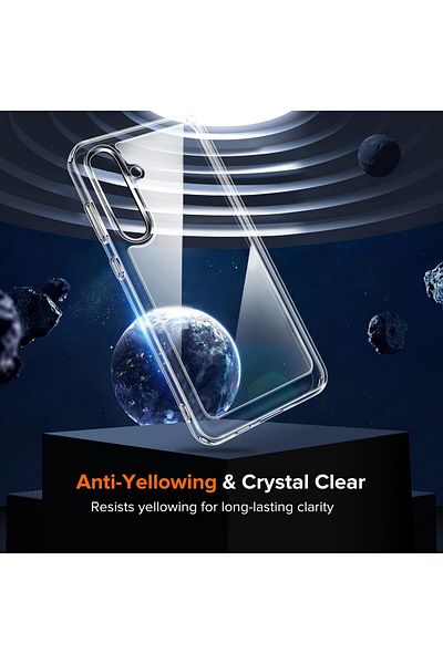 ALC MOBILE Anti-shock, transparent case compatible with Samsung Galaxy S25 Plus