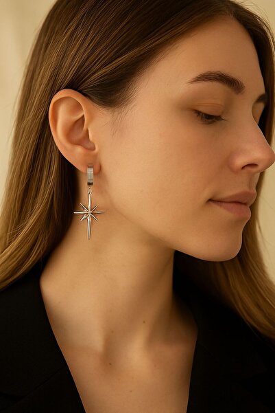 PALMİA TAKI AKSESUAR Kutup Yıldızı Küpe