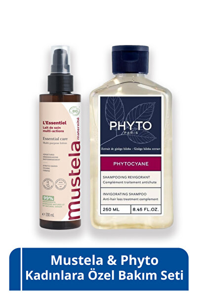 Phyto Kadınlara Özel Bakım Seti - Dökülme Karşıtı Şampuan & Çok Amaçlı Losyon