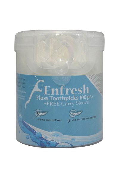 Genrics Enfresh Floss Toothpicks 100pcs