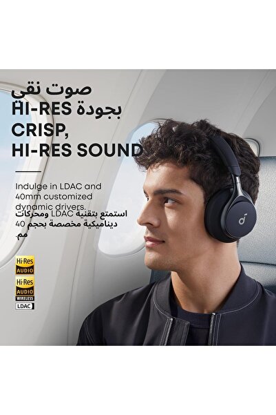 Generic soundcore by Anker Space One - Adaptive ANC Over-Ear Headphones, LDAC, 40H Playtime