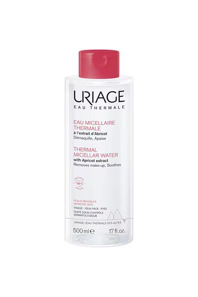 Uriage Thermal micellar water for sensitive skin prone to redness, 500 ml