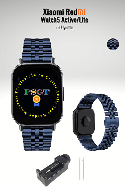 PSGT Xiaomi Redmi Watch 5 Active/Redmi Watch 5 Lite Uyumlu Rolex Tasarım Pasl...