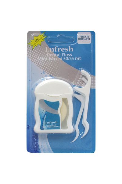 Genrics Enfresh Dental Floss Mint Waxed 50/55meter