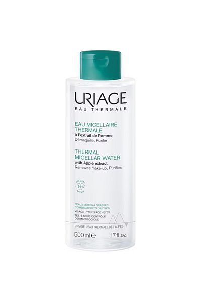 Uriage Thermal micellar water for oily skin, Uriage, 500 ml