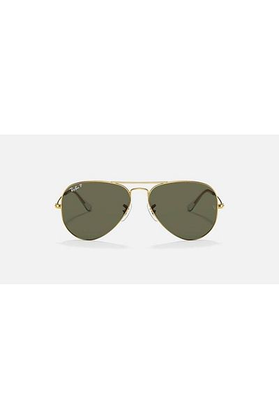 Ray-Ban AVIATOR RB3025 001/58 58-14 Unisex Sunglass Arista Gold_G-15 Green