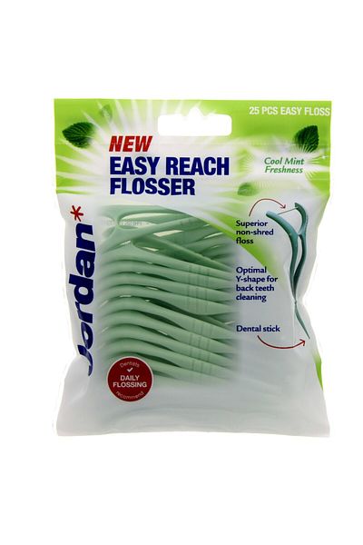Genrics Jordan Easy Reach Flosser Cool mint 25 pcs