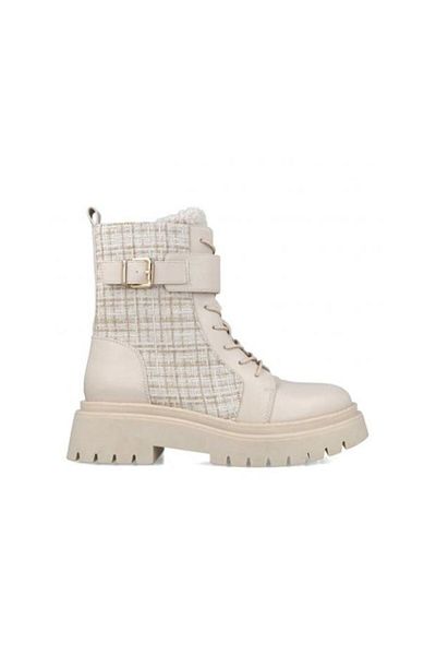 MENBUR Beige boots with thick soles