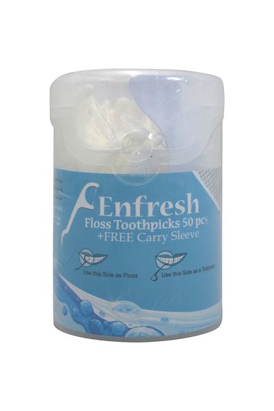 Genrics Enfresh Floss Toothpicks 50pcs