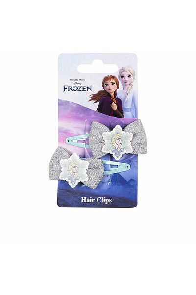 Tetra Hair clips, Frozen, set of 2 units, silver and blue