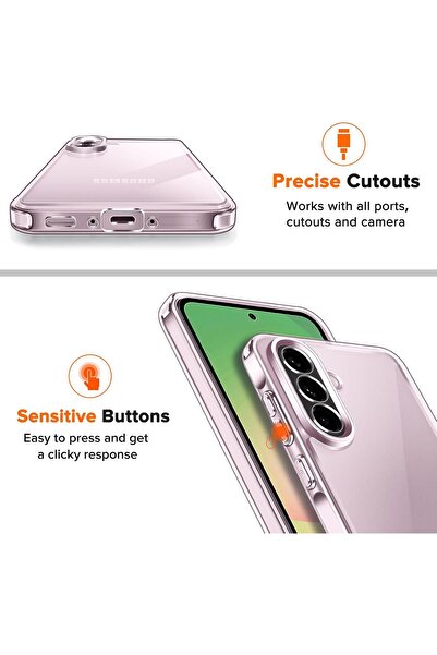 ALC MOBILE Carcasă antișoc transparentă, compatibilă cu Samsung Galaxy A56