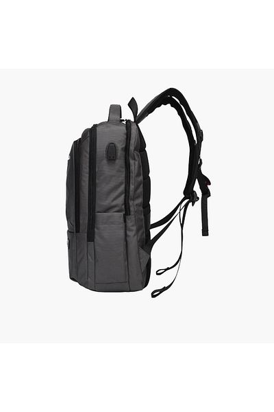 Atlas Solid Backpack with Adjustable Shoulder Straps - 28x10x43 cm