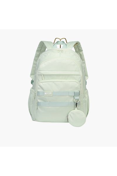 Atlas Solid 18-inch Backpack with Detachable Pouch - 28x10x45 cms